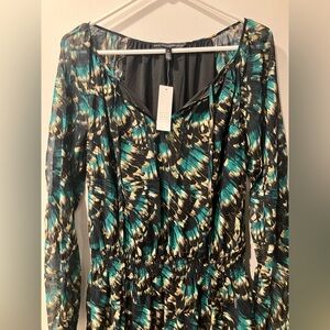 White House Black Market Blouson Dress